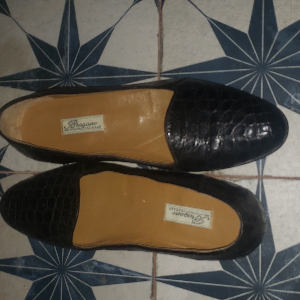 Genuine Crocodile Loafers - Bragano by Cole Haan, black size 11